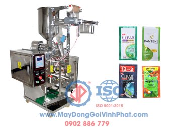 Máy đóng gói dầu gội, dầu xả, sữa tắm tự động