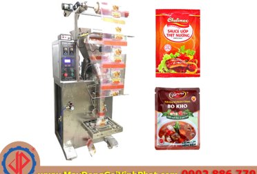 Máy đóng gói gia vị bột trục đứng Vĩnh Phát 