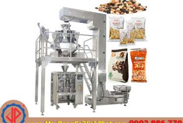Máy đóng gói hạt điều, đậu phộng da cá, hạt hướng dương định lượng cân điện tử